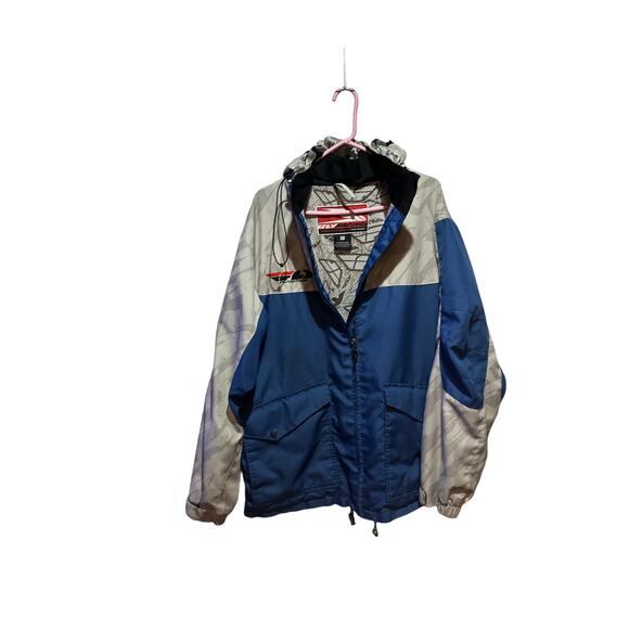 Vintage Fly Racing Snowmobile Jacket Mens XL Riding Gear Winter Snow Full Zip - Picture 2 of 11